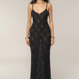 Jlux label BLACK BETIANA MAXI DRESS